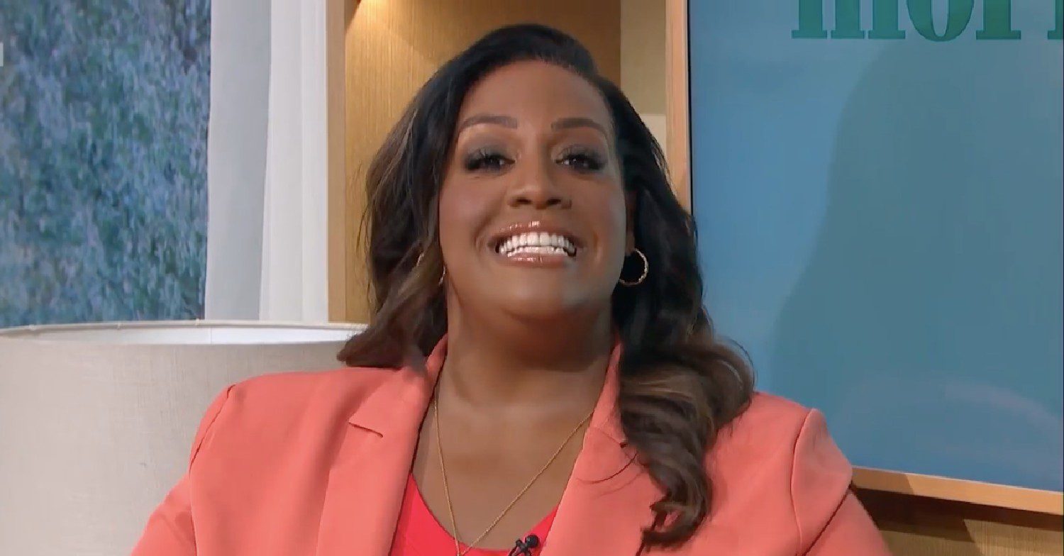 Alison Hammond smiling on This Morning today