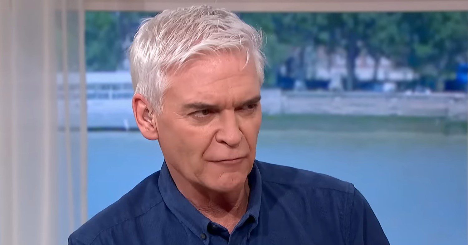 Phillip Schofield frowns on This Morning