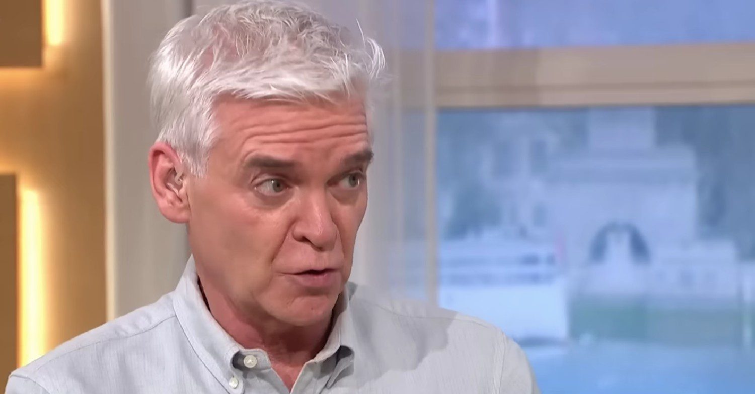 Phillip Schofield looking shocked on This Morning