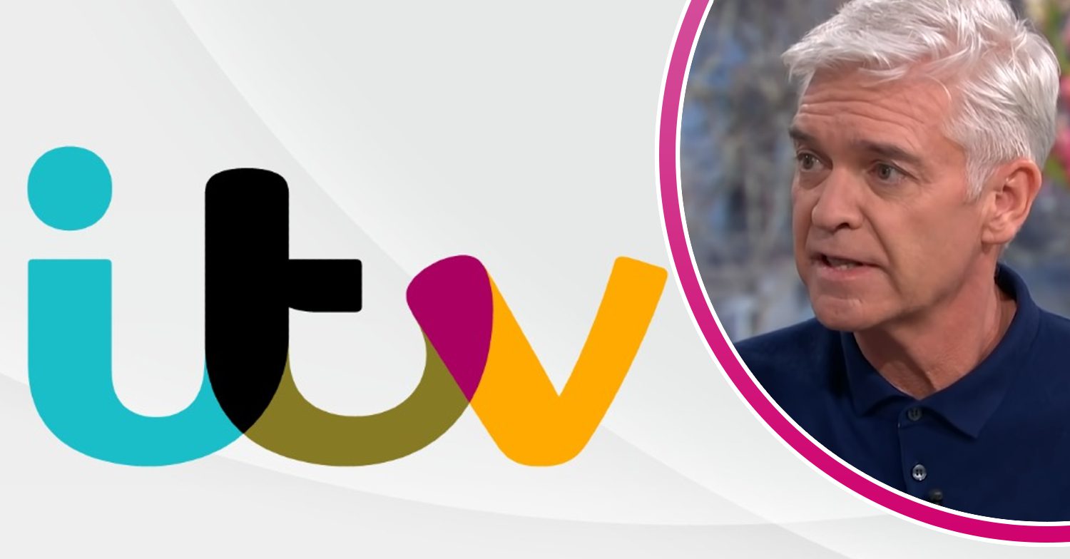 ITV logo/Phillip Schofield frowns