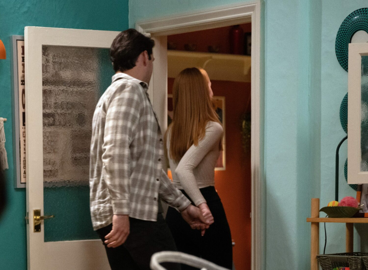 Emmerdale's Chloe is leading Mack upstairs