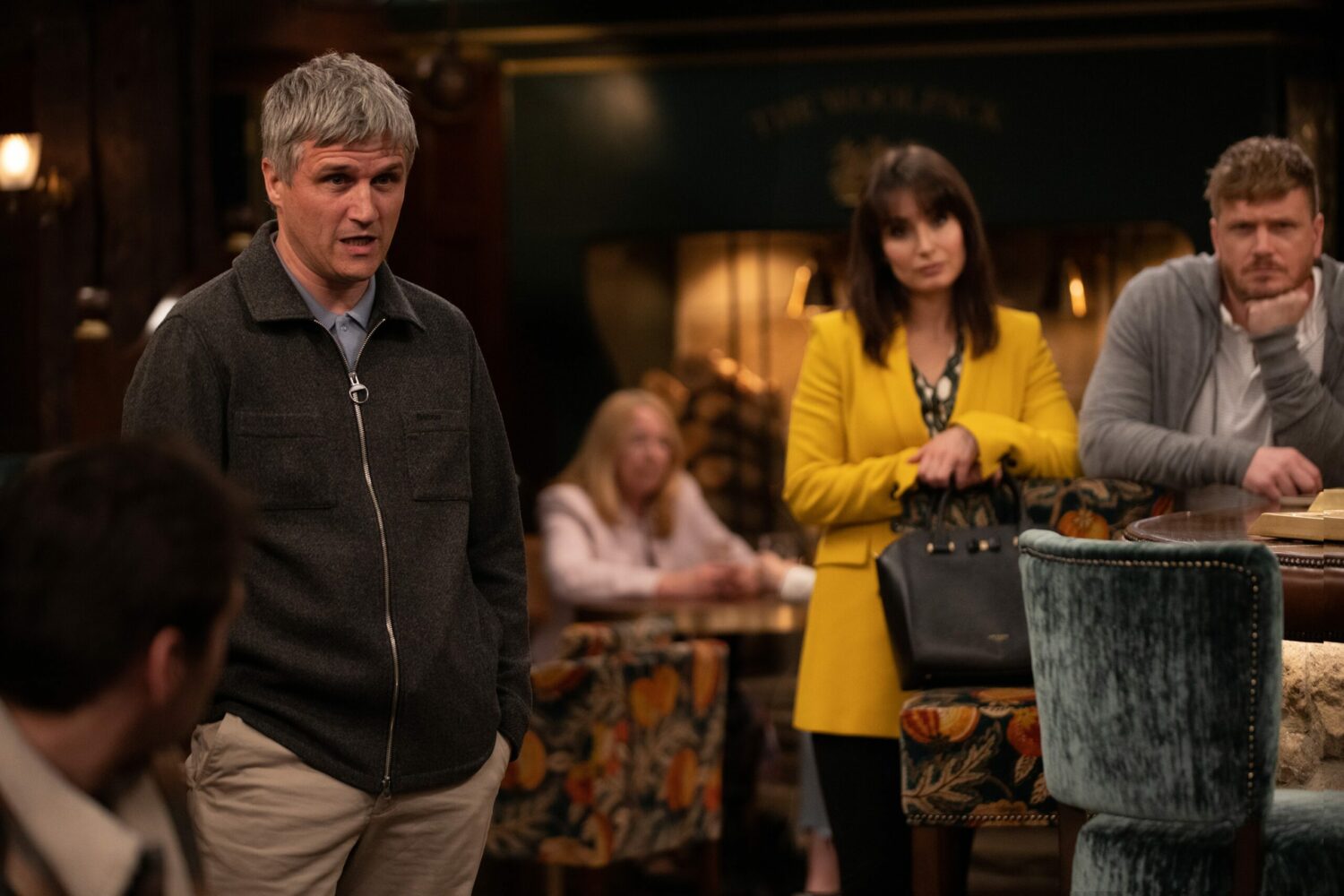 Caleb tells everyone what he thinks of them in the Woolpack