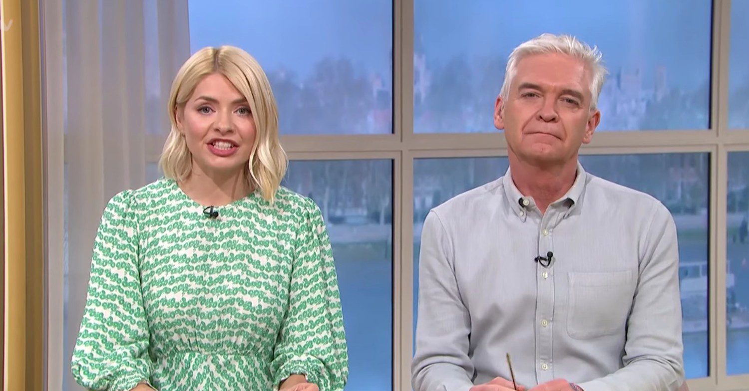 Holly Willoughby and Phillip Schofield on This Morning