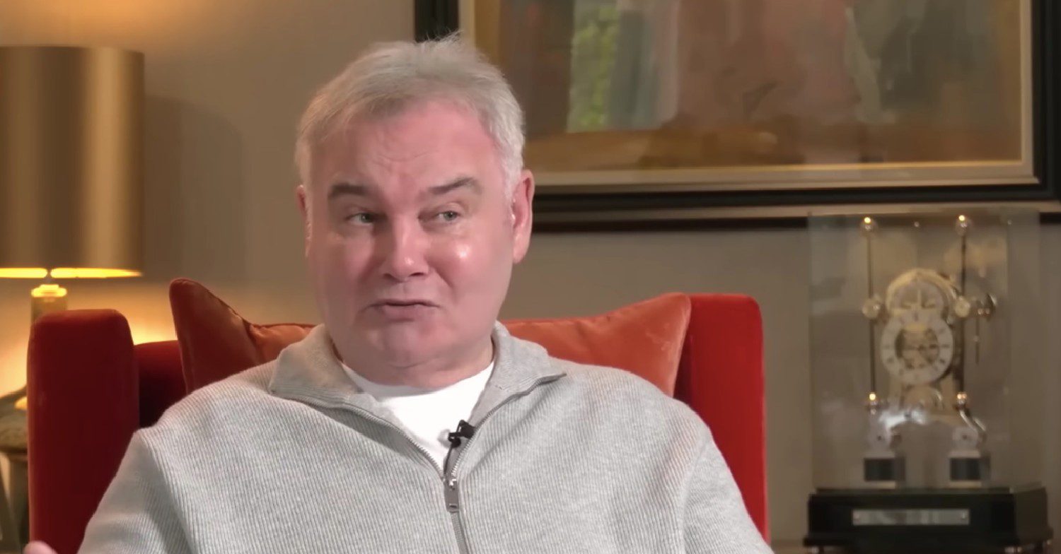 Eamonn Holmes looking angry 