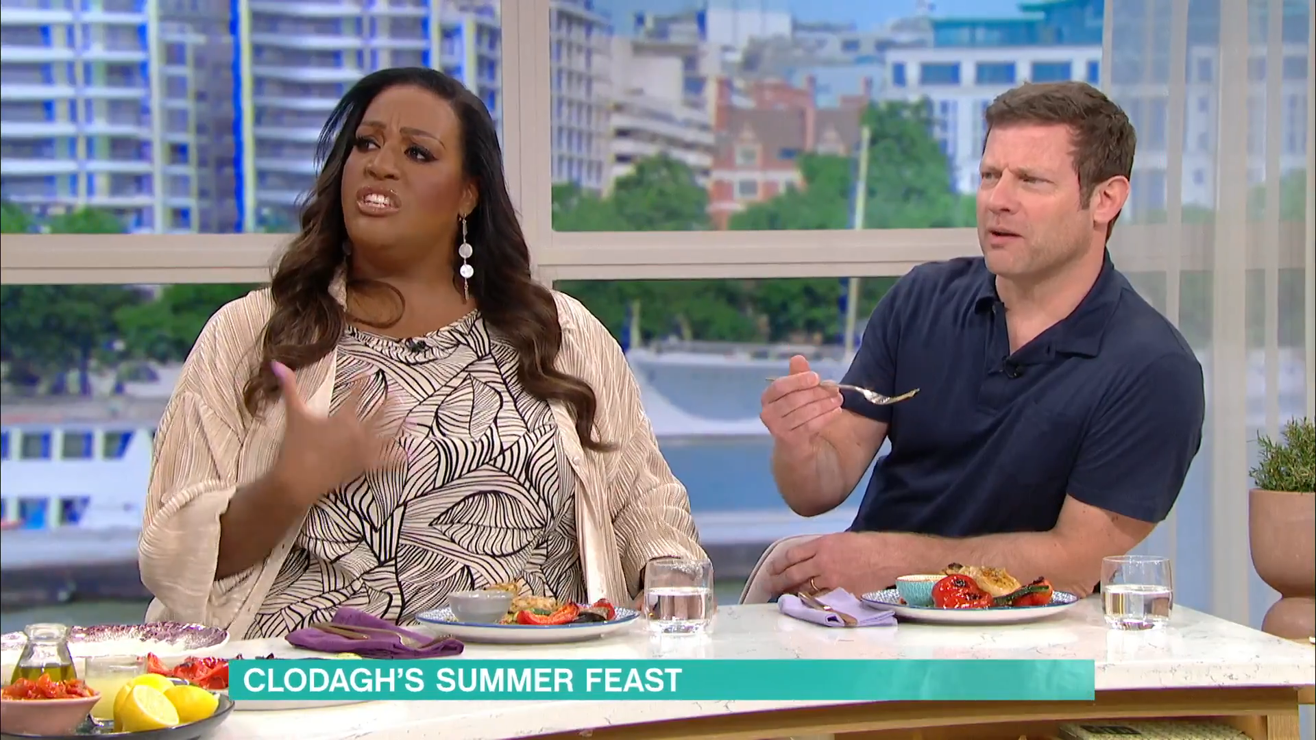 Alison and Dermot frown on This Morning