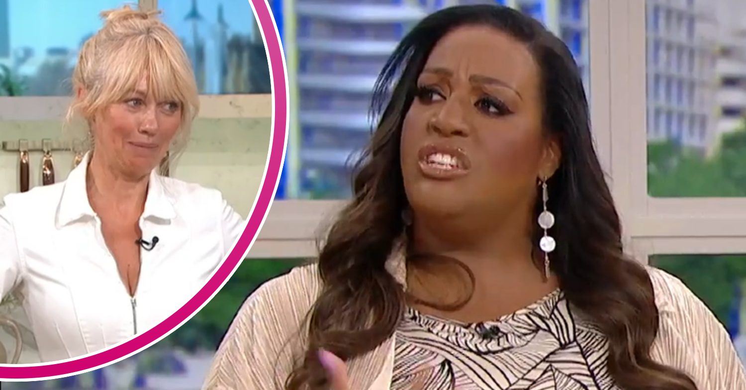 Clodagh McKenna smiles with Alison Hammond on This Morning