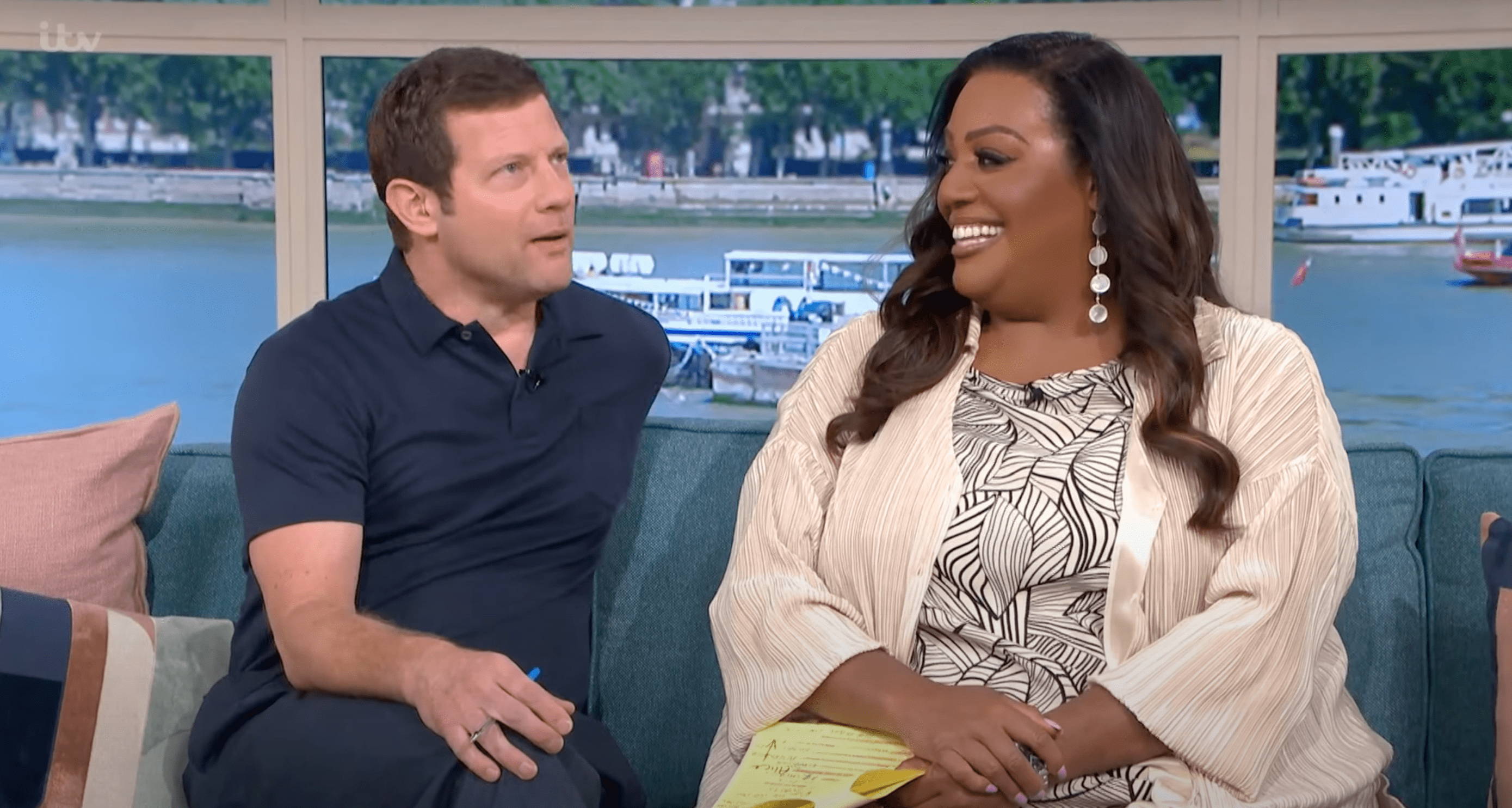 Dermot O'Leary and Alison Hammond on This Morning 