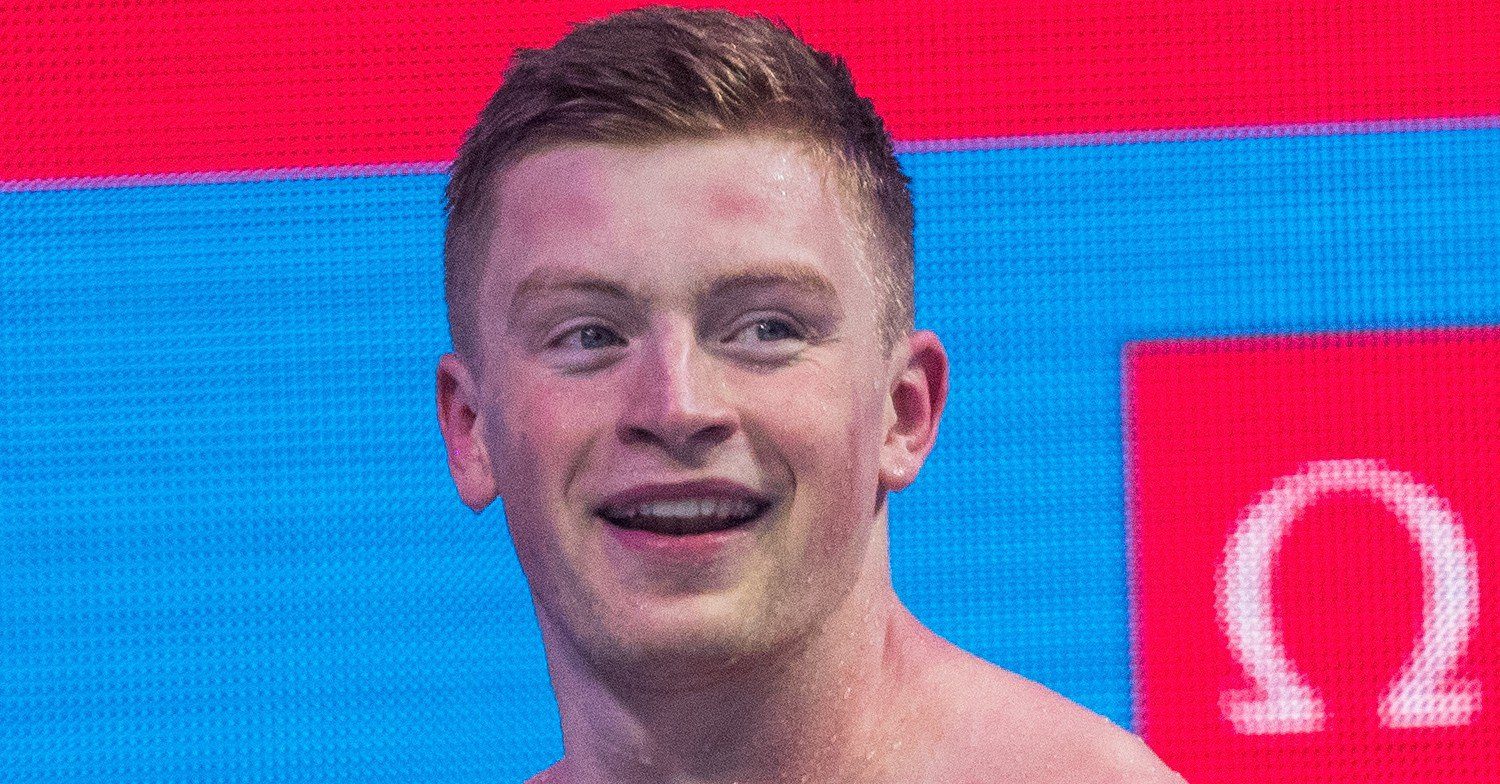 Adam Peaty smiling