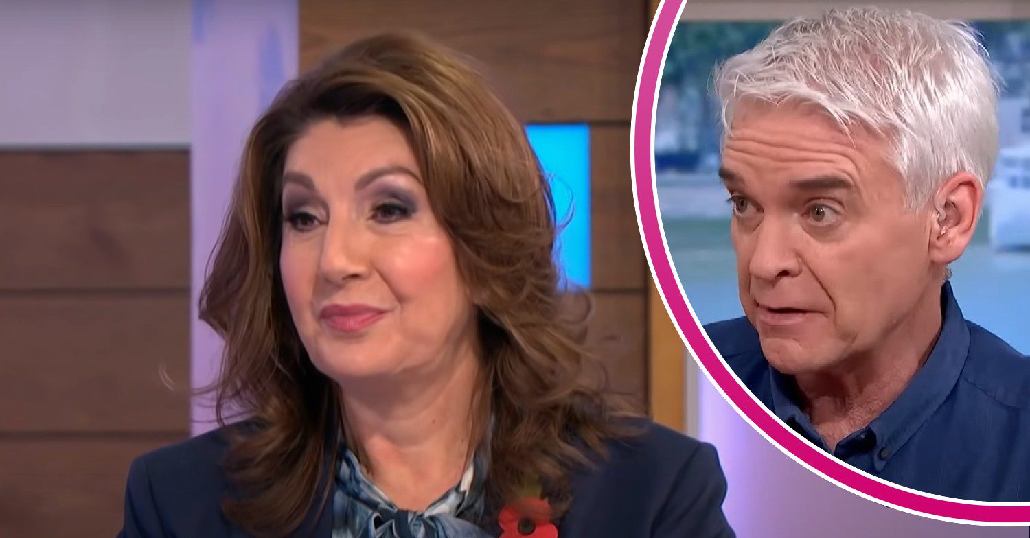 Jane McDonald and Phillip Schofield on This Morning
