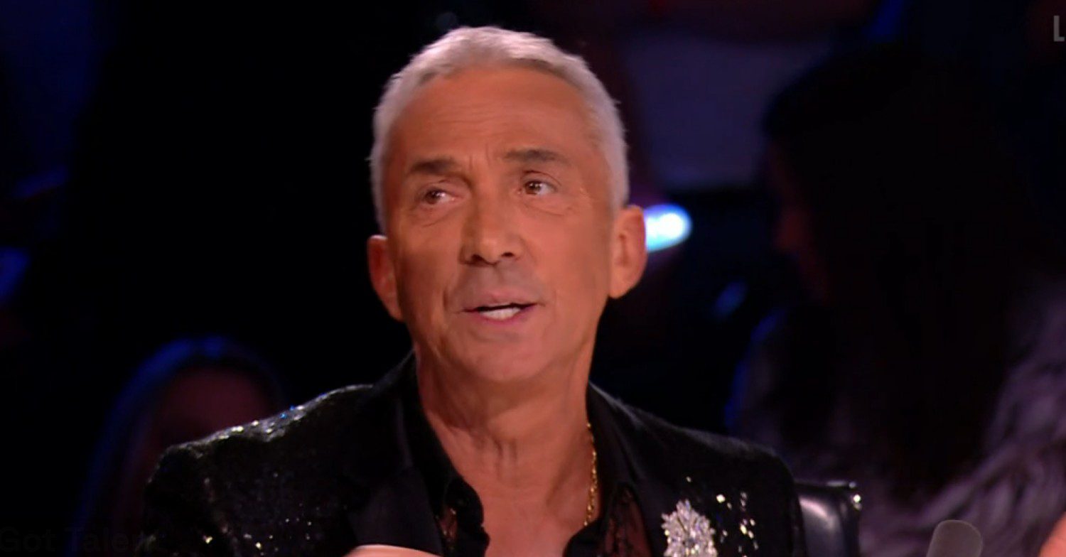 Bruno Tonioli looking pained on BGT