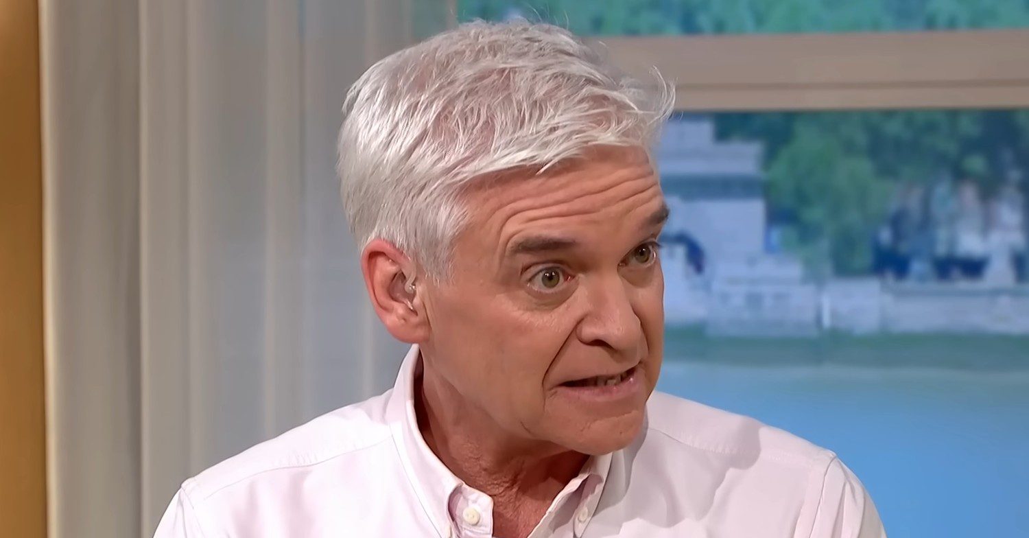 Phillip Schofield frowns on This Morning