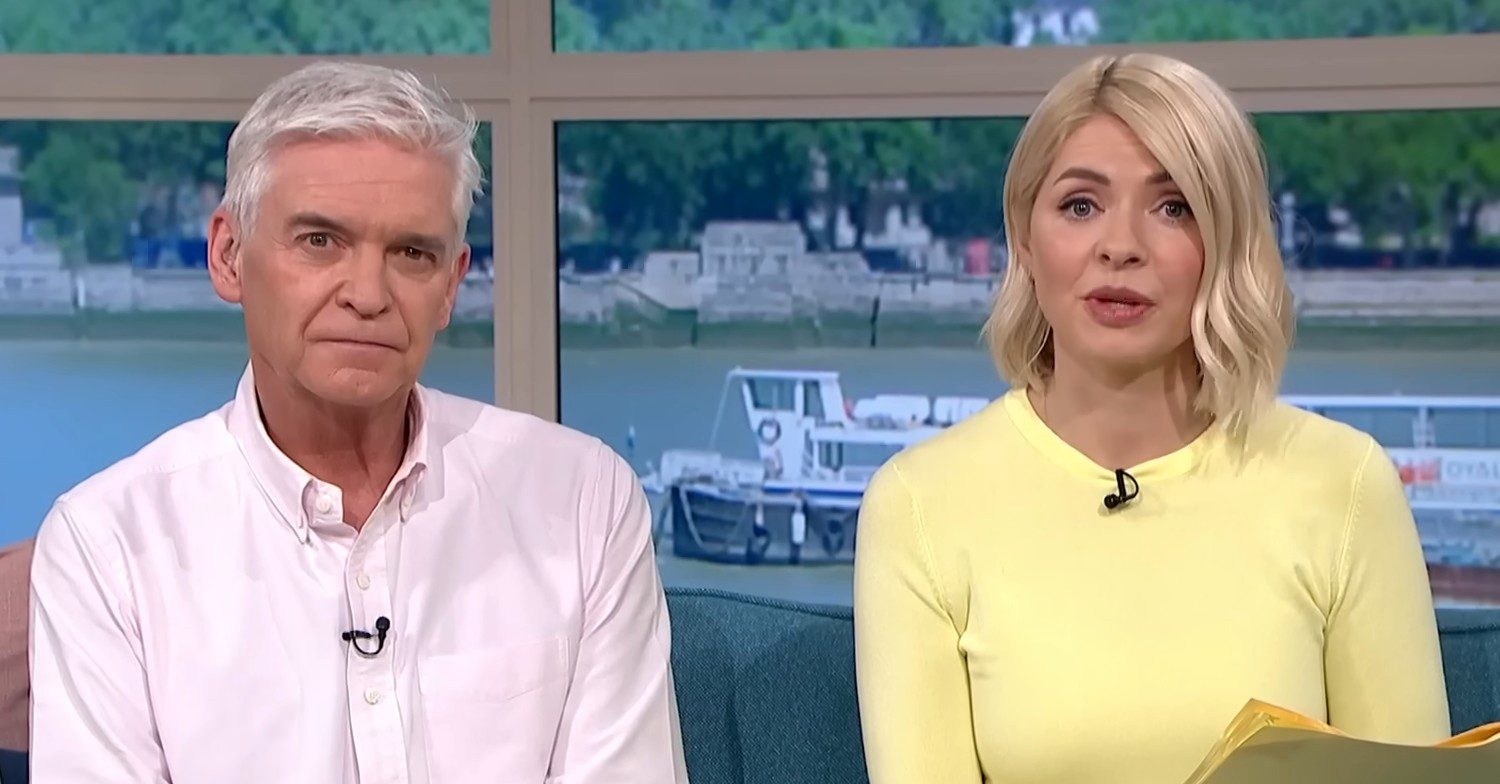 Phil and Holly frown on This Morning