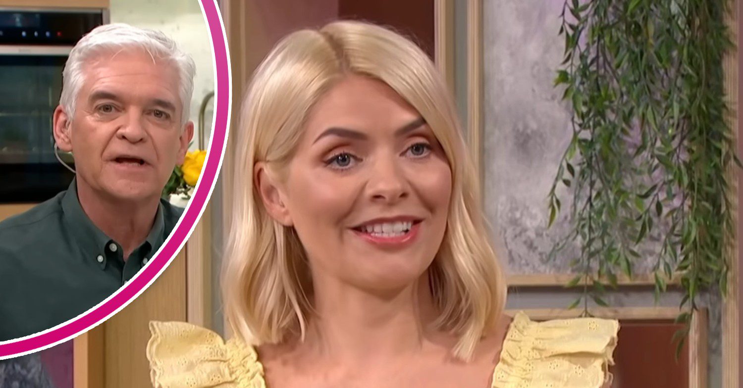 Holly Willoughby and Phillip Schofield on This Morning