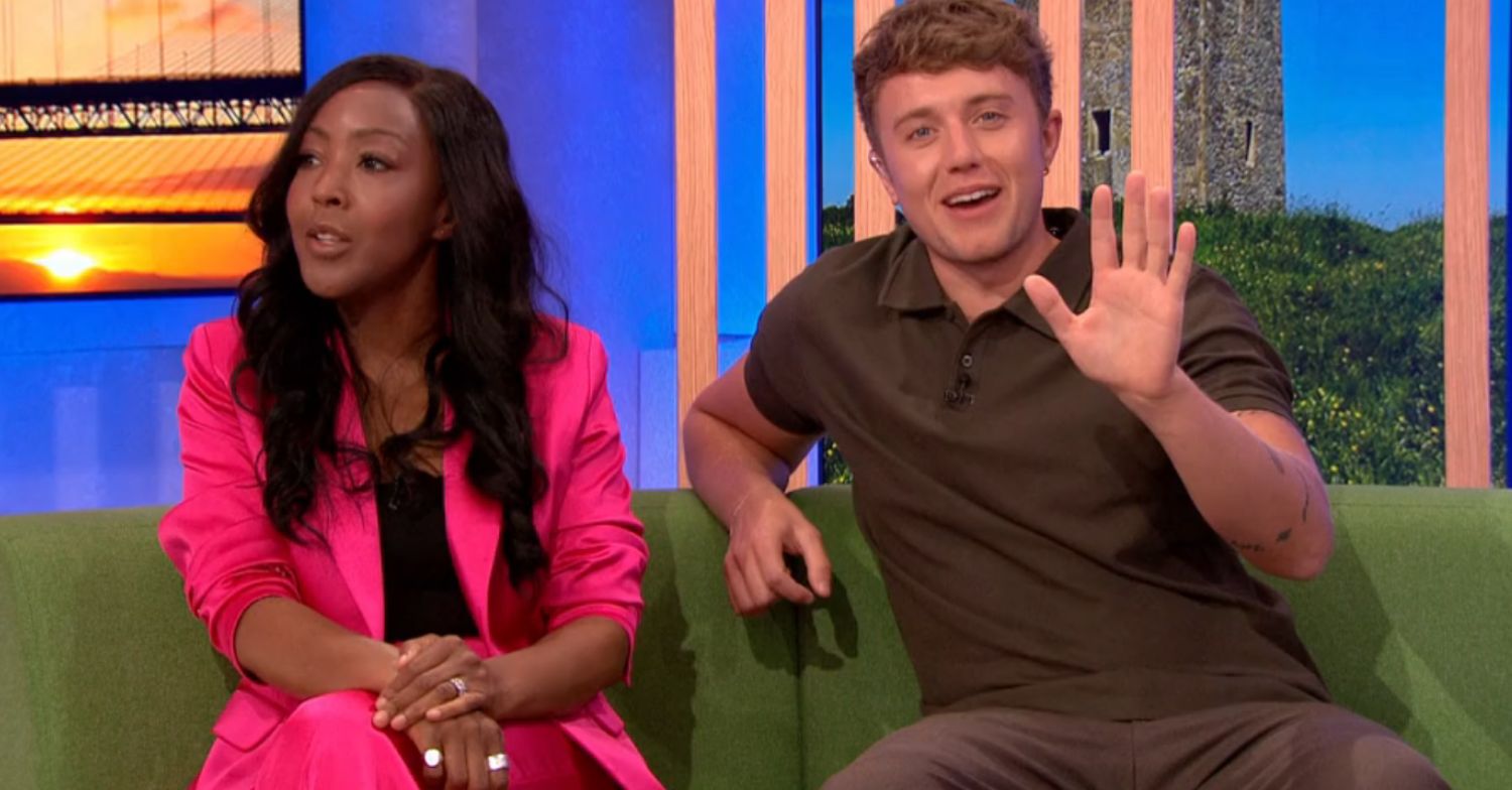 Angellica Bell and Roman Kemp hosting The One Show