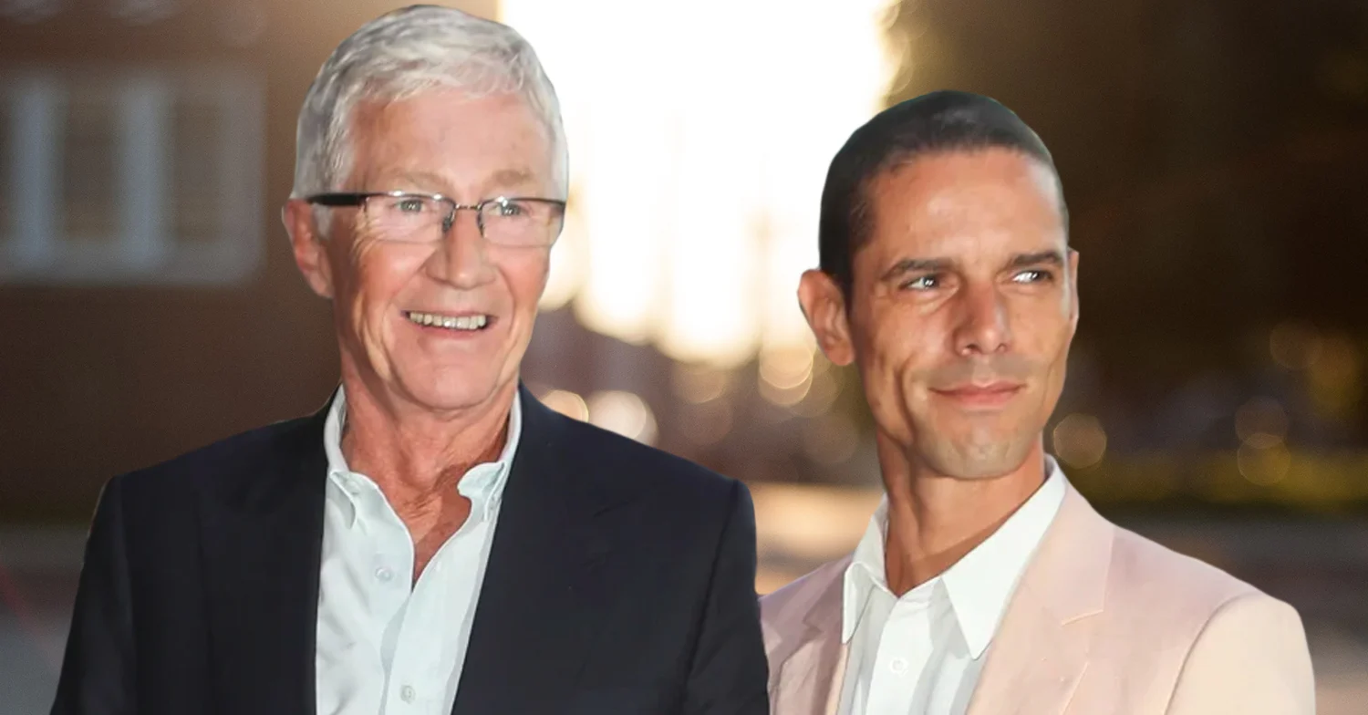 Paul O'Grady and his husband 