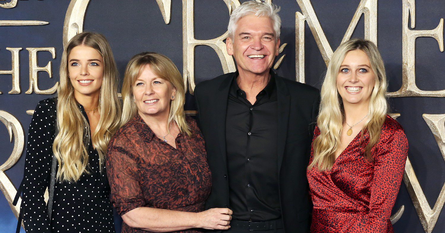 Phillip Schofield and his family 