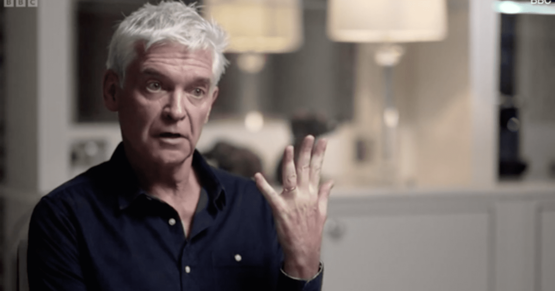 Phillip Schofield with wedding band