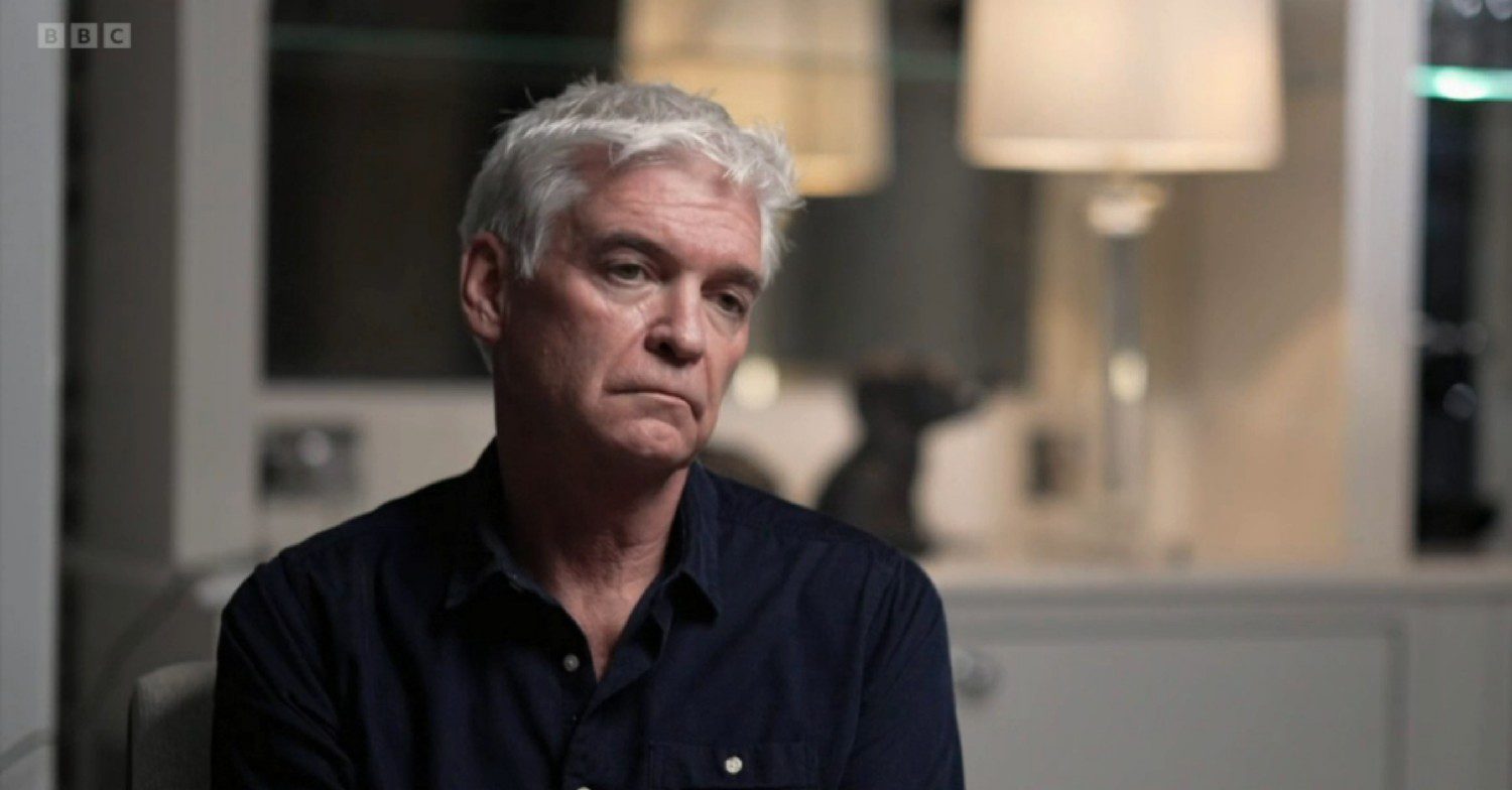 Phillip Schofield during BBC interview