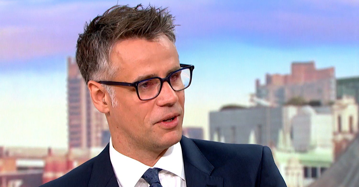 Richard Bacon speaks on Good Morning Britain