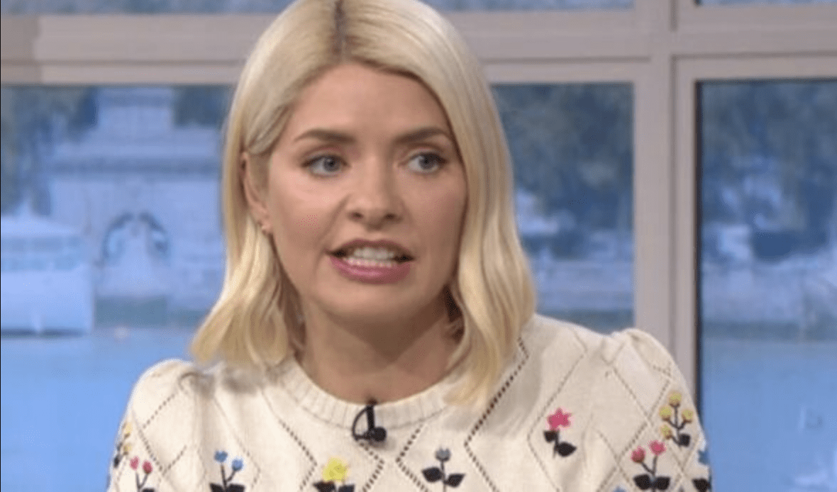 Holly Willoughby presenting on This Morning