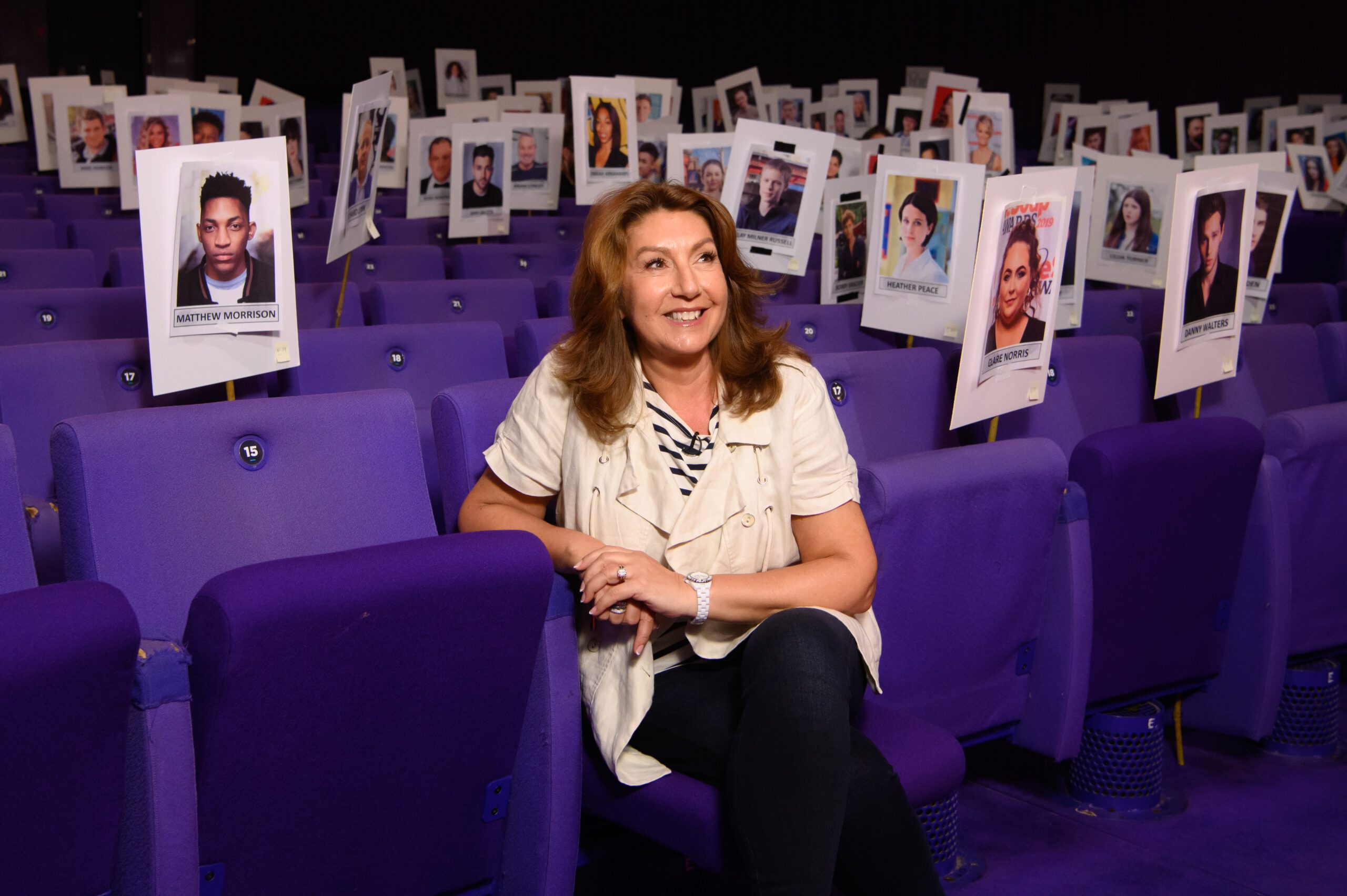 Jane McDonald in the Soap Awards audience