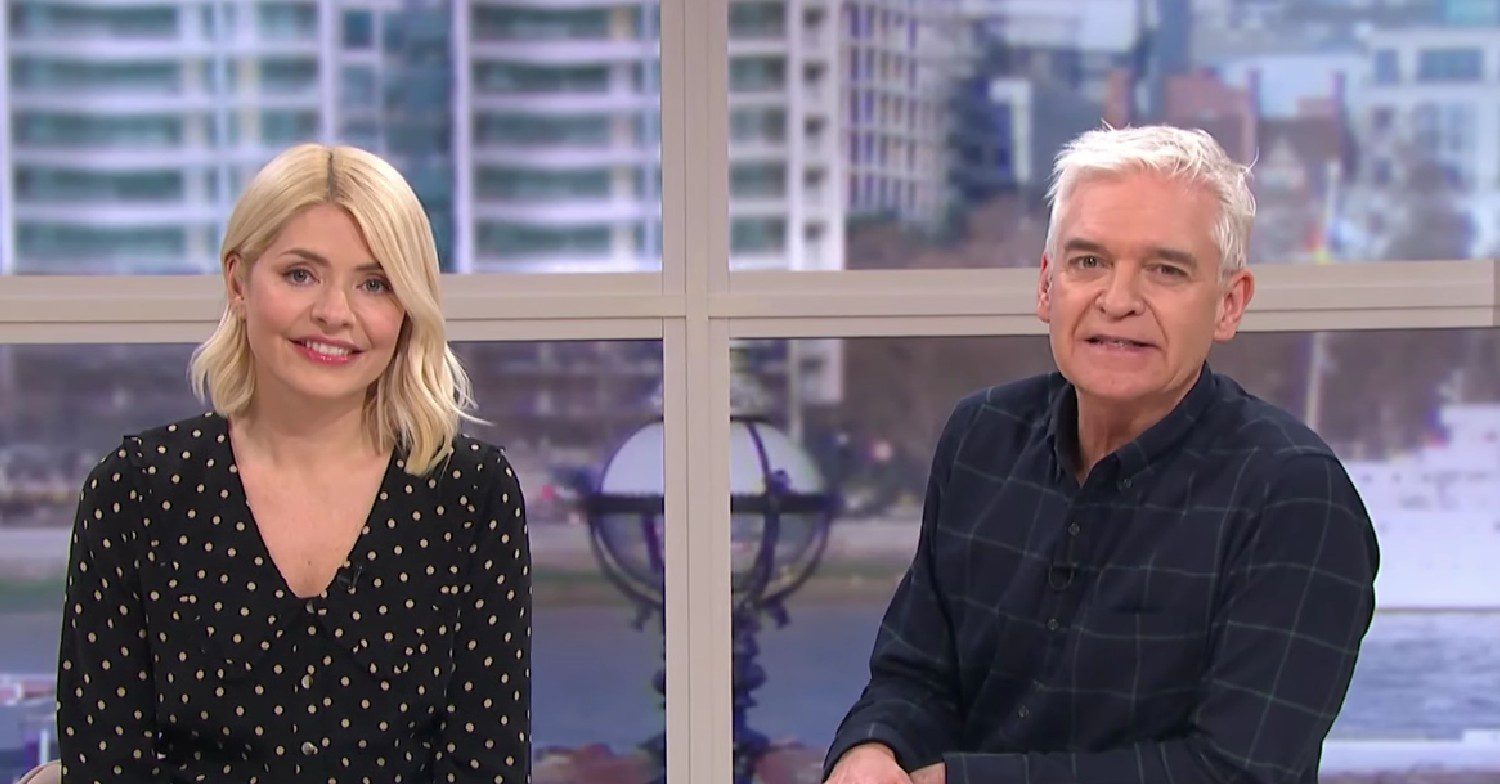 Holly Willoughby and Phillip Schofield on This Morning
