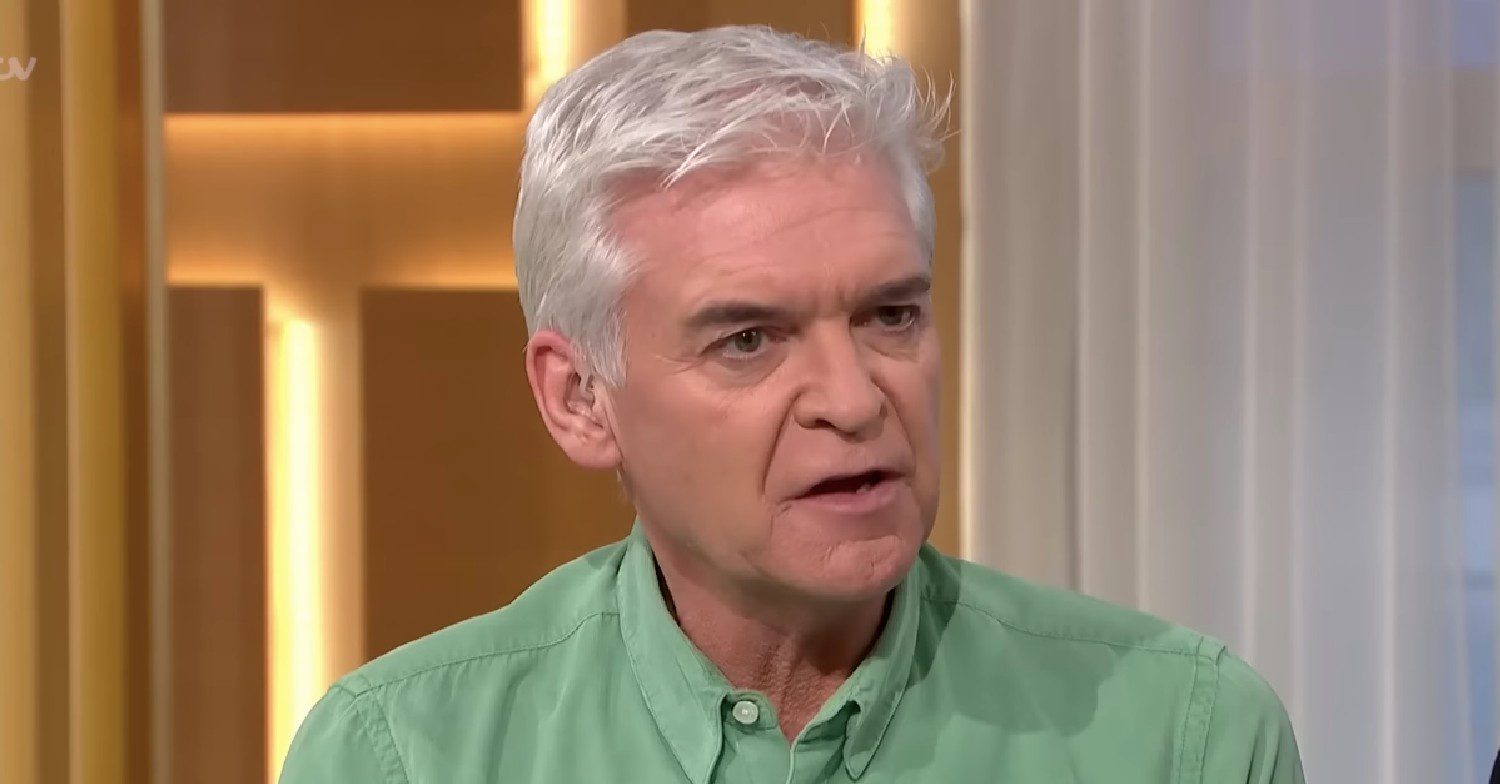 Phillip Schofield looking shocked on This Morning