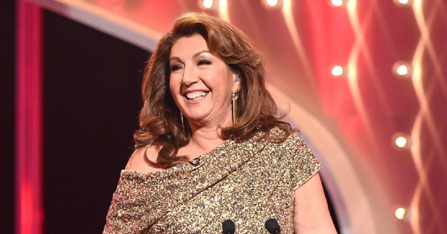 Jane McDonald hosting the British Soap Awards