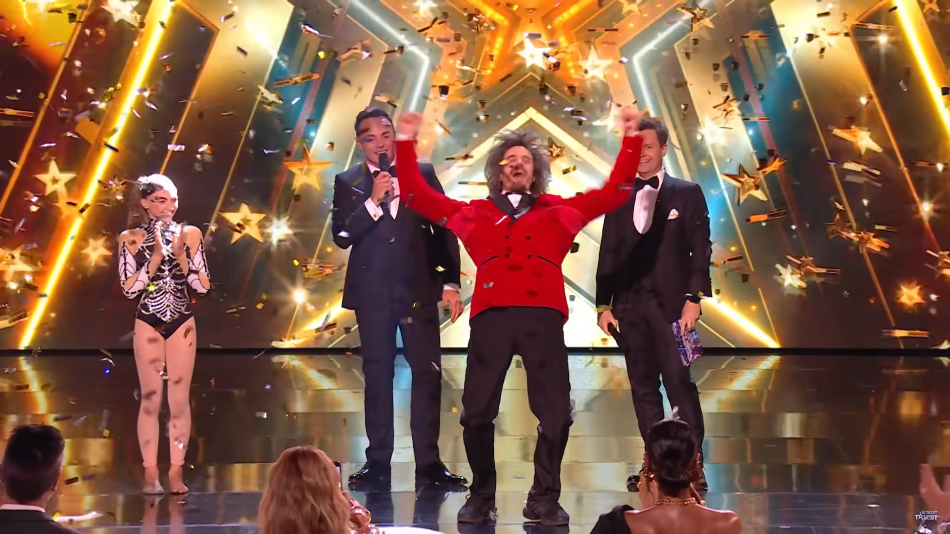 Viggo Venn celebrates Britain's Got Talent win