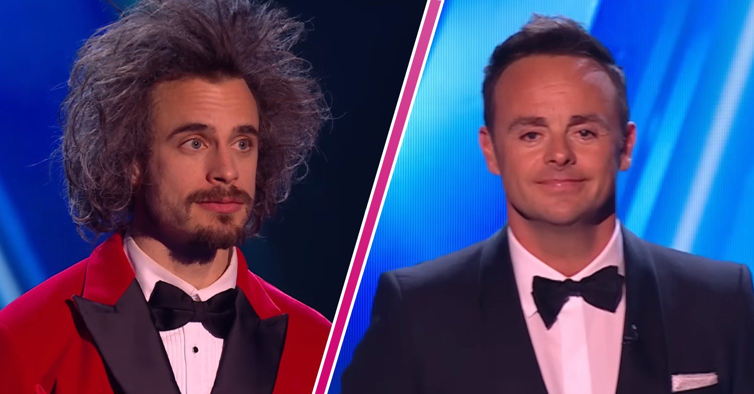 Viggo Venn and Ant McPartlin frown on Britain's Got Talent