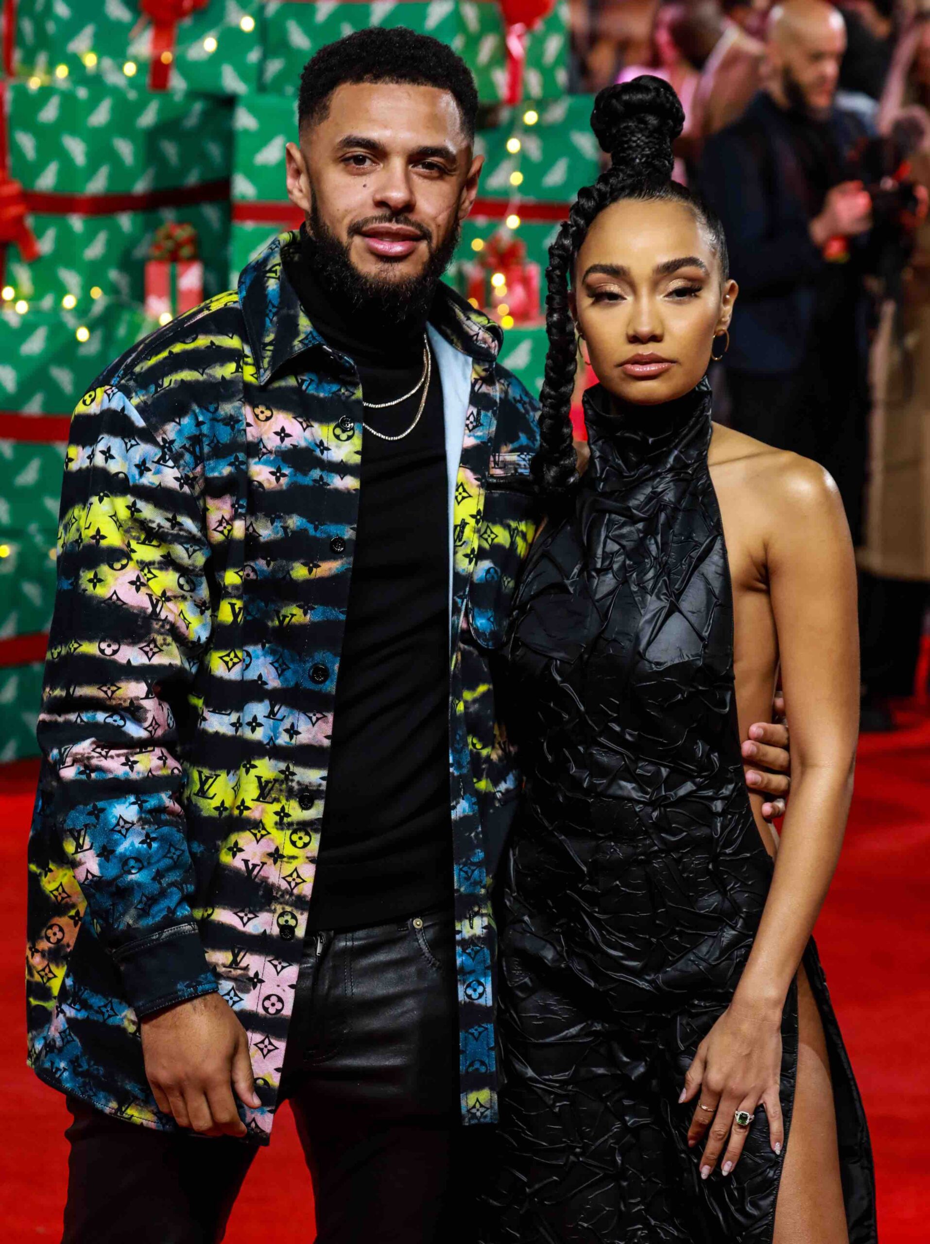 Leigh-Anne and Andre Gray on the red carpet