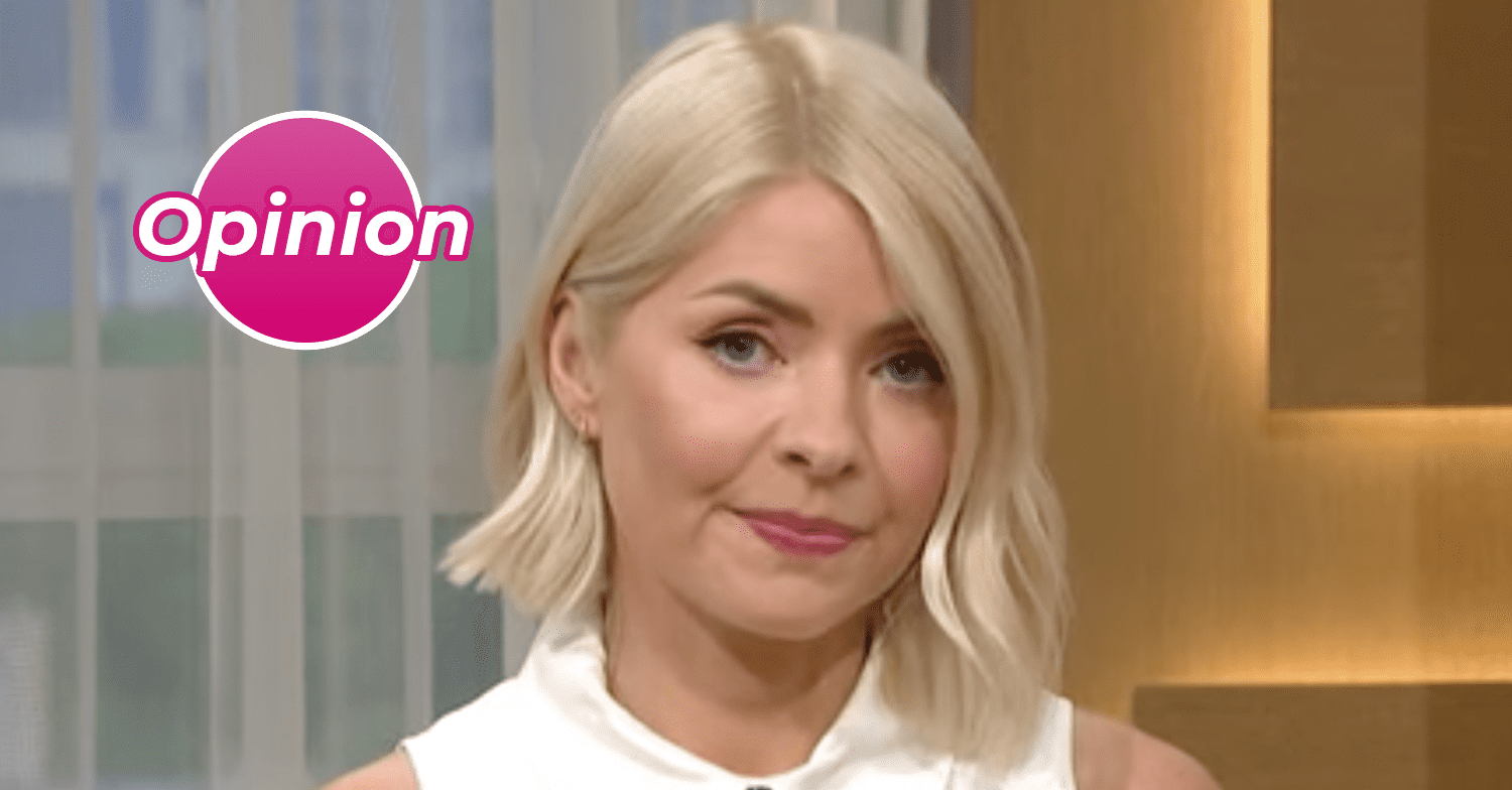 Holly Willoughby wearing white on This Morning
