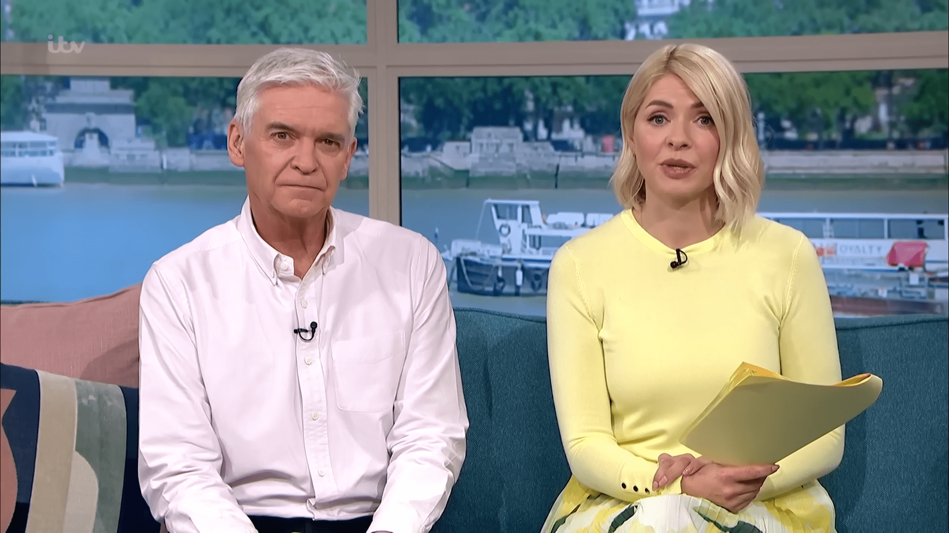 Holly and Phil speak on This Morning
