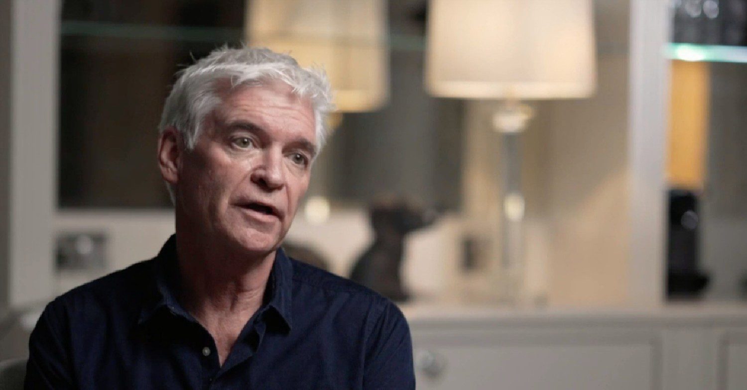 Phillip Schofield during his BBC interview 