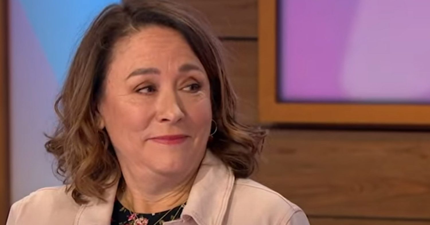 Coronation Street's Arabella Weir is smiling