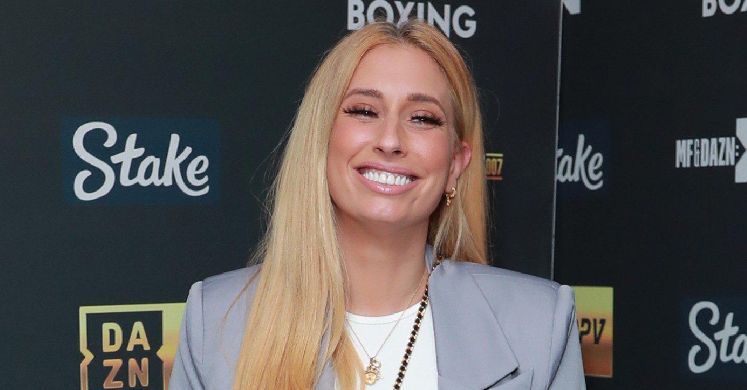 Stacey Solomon smiling