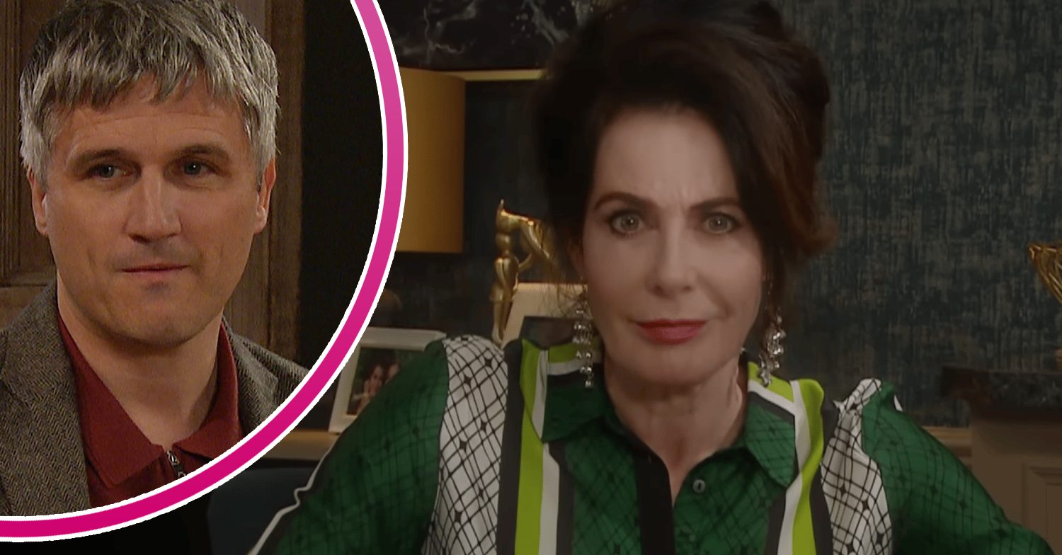 Emmerdale's Faith and, in a bubble, Caleb