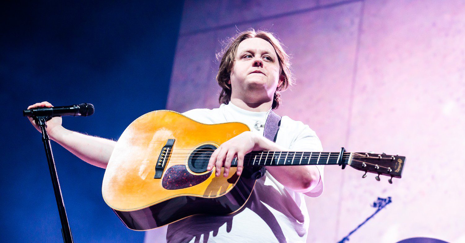 Lewis Capaldi on stage