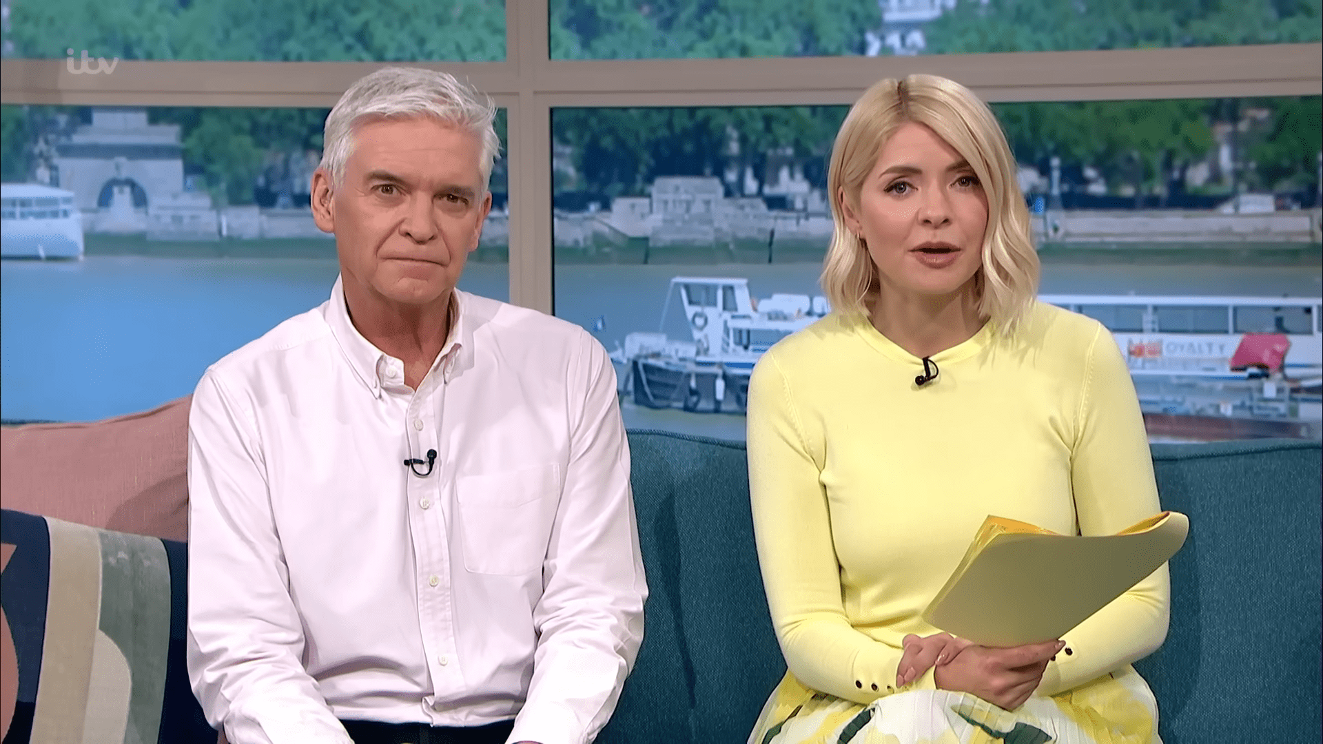 Phillip Schofield and Holly Willoughby speak on This Morning