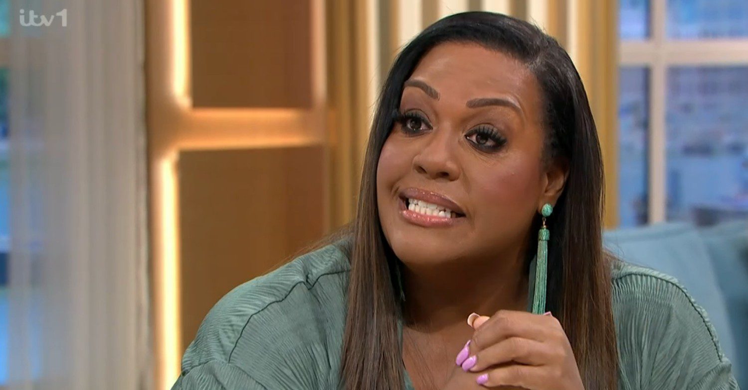 Alison Hammond sad on This Morning