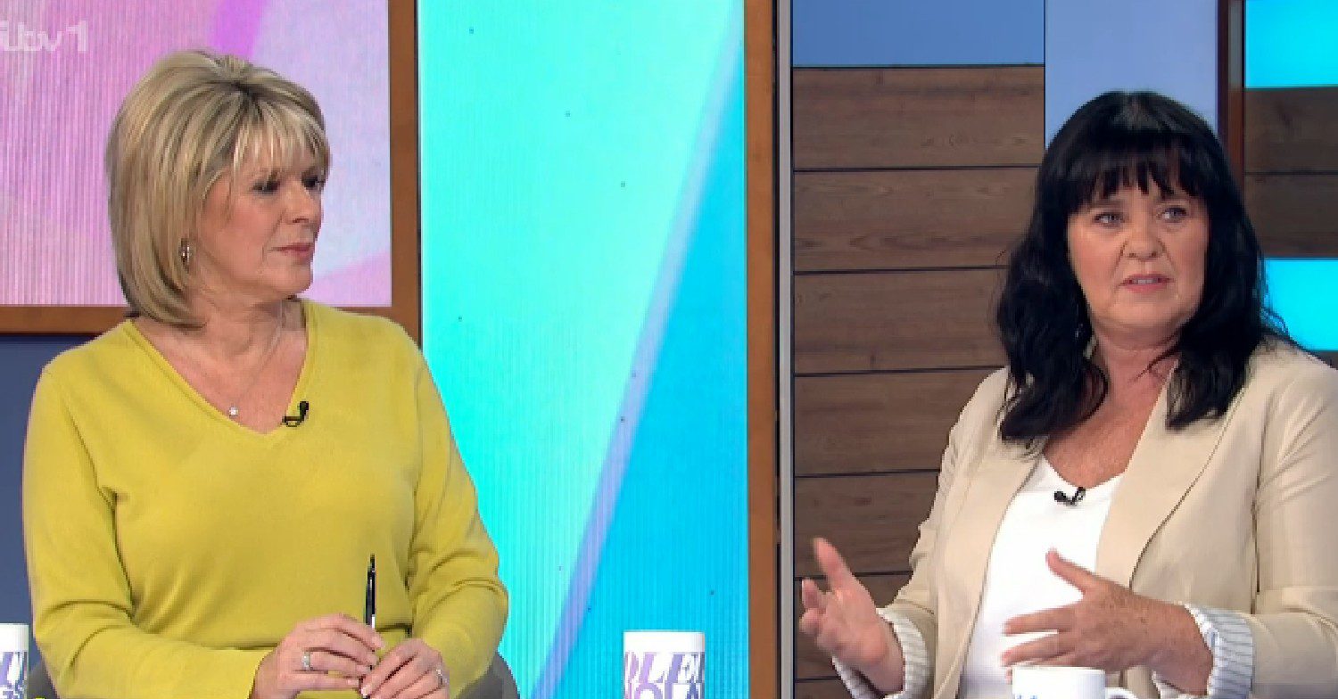 Ruth Langsford and Coleen Nolan on Loose Women today