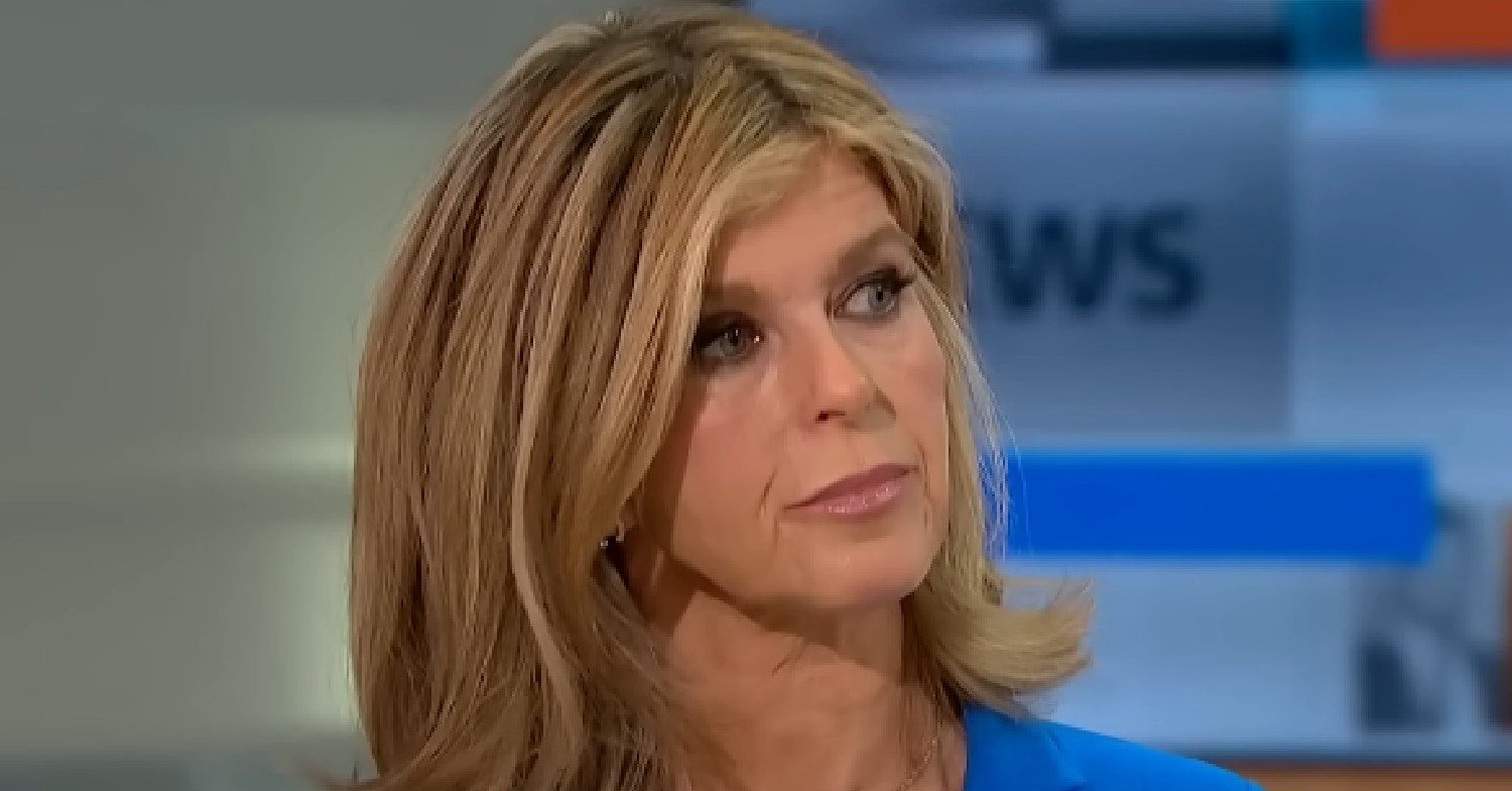 Kate Garraway looking serious on Good Morning Britain
