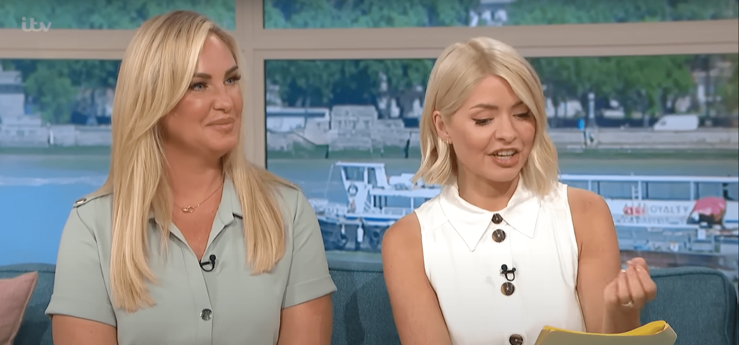 Josie Gibson and Holly Willoughby on This Morning 