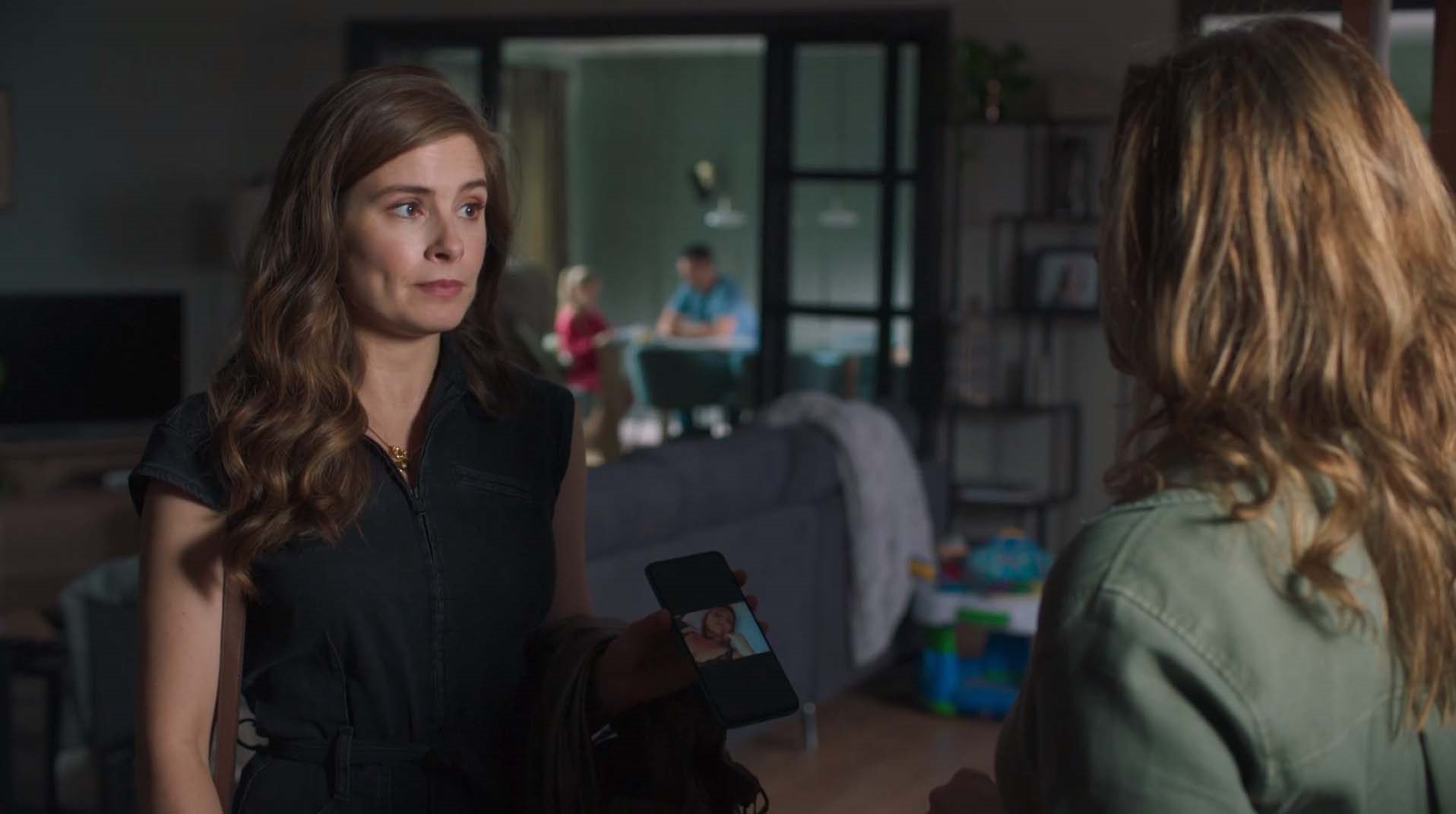 Emily and Laura speak in For Her Sins