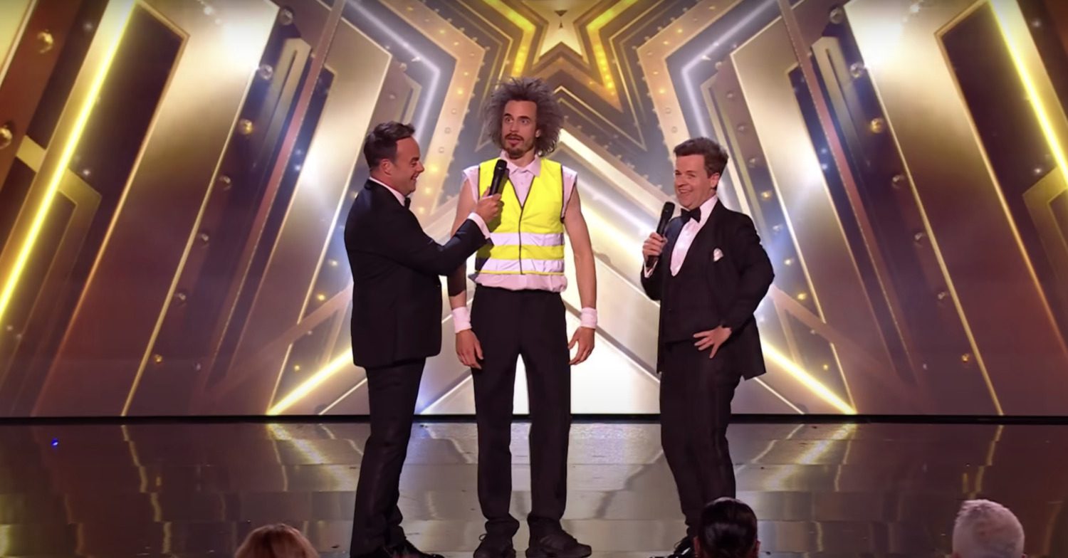 BGT winner Viggo Venn talking to Ant & Dec