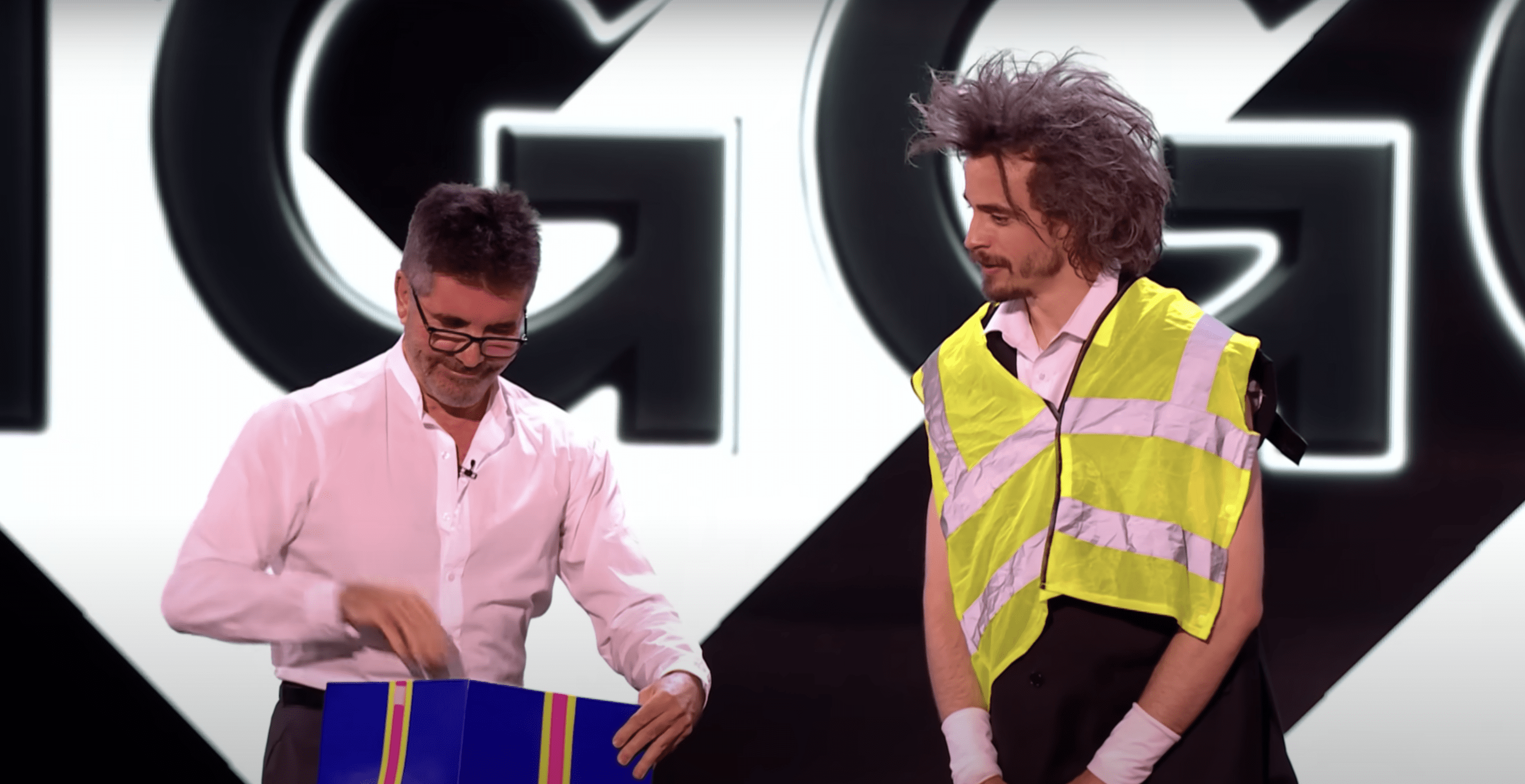 BGT winner Viggo Venn and Simon Cowell on Britain's Got Talent