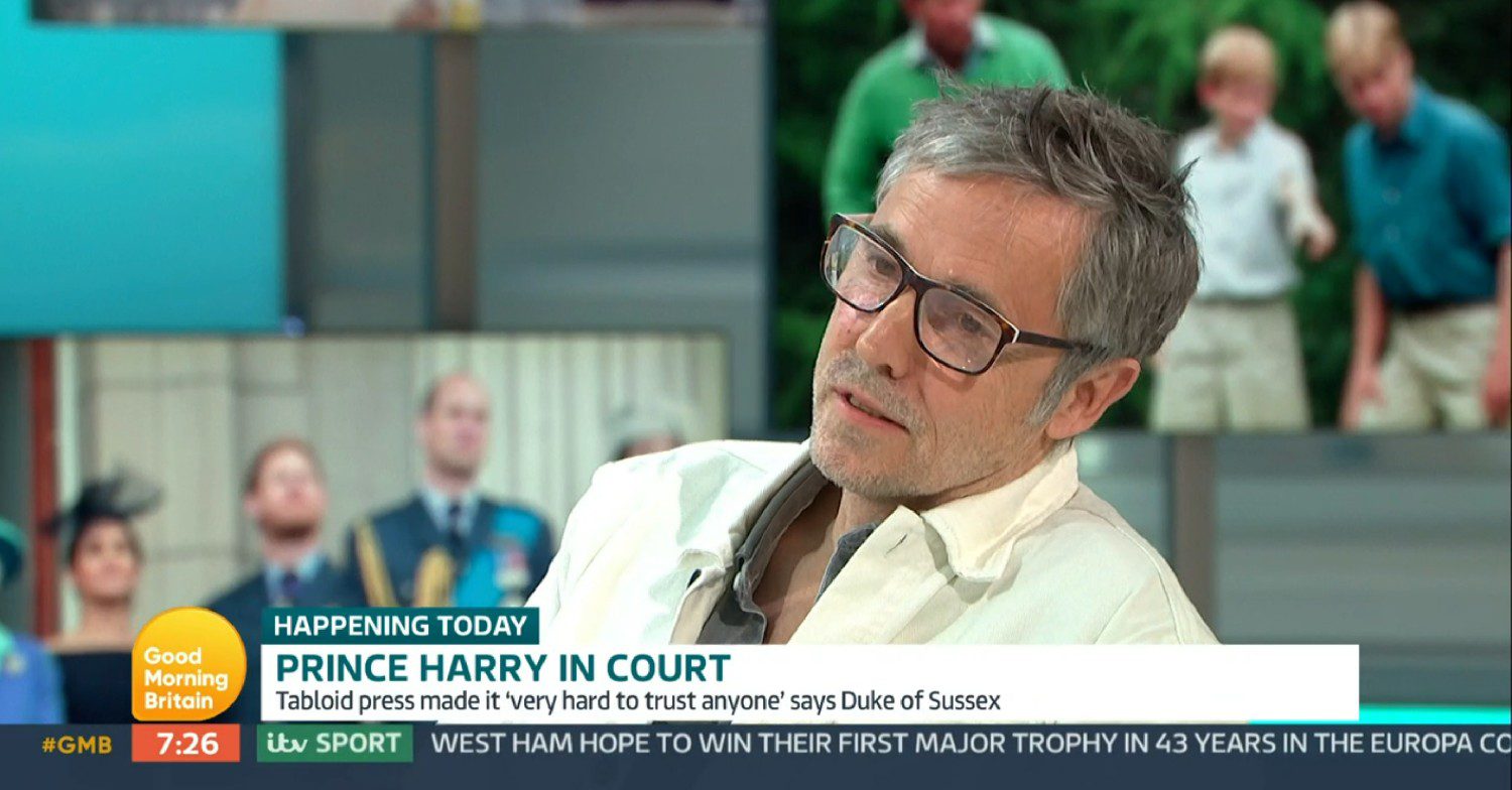 Paul McMullan on Good Morning Britain today