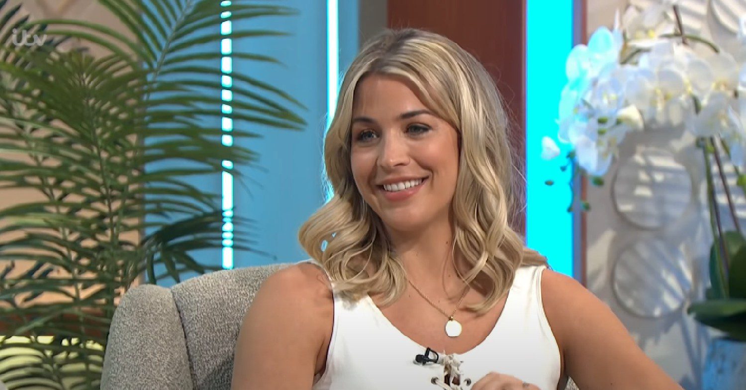 Gemma Atkinson smiling on Lorraine