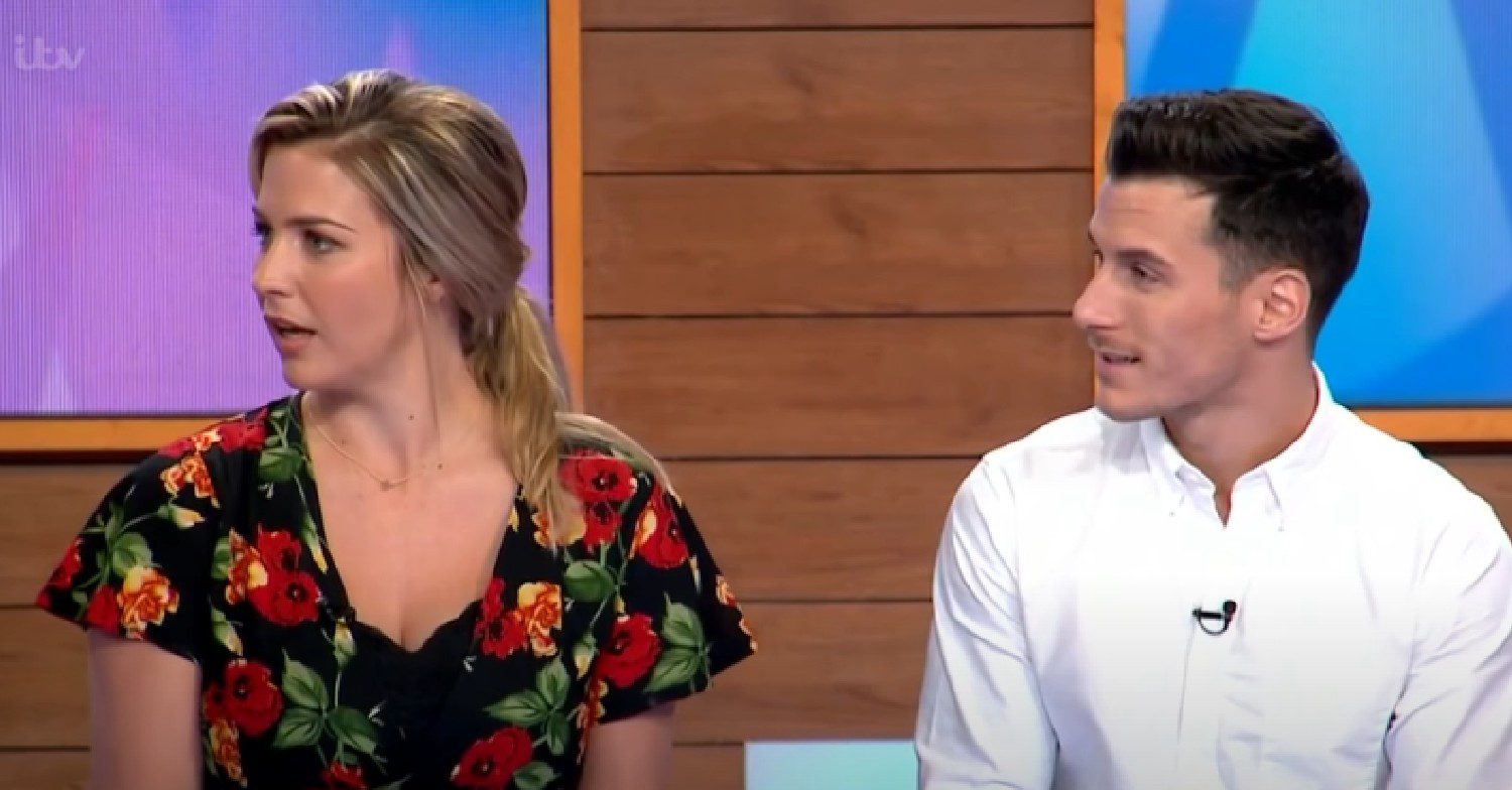 Gemma Atkinson and Gorka Marquez speaking on Loose Women