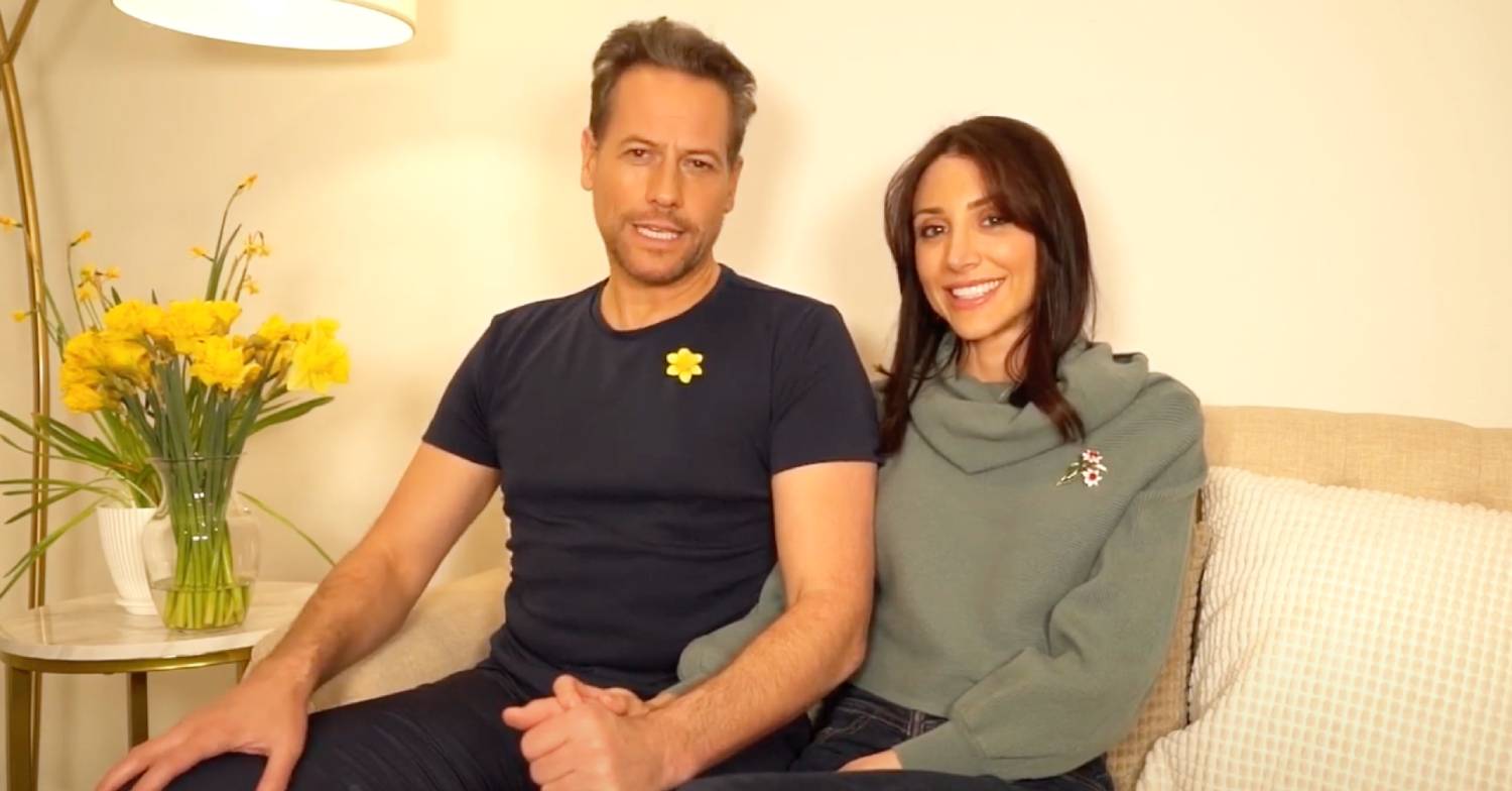 Ioan Gruffudd holds hands with Bianca Wallace